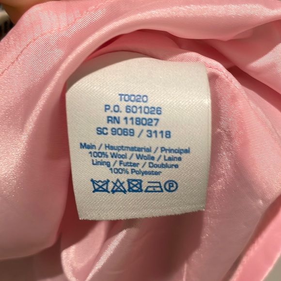 Boden checkered wool skirt, pink, red and navy - Picture 4 of 5